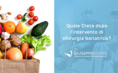 Dieta dopo intervento di chirurgia bariatrica