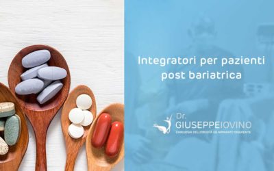 Integratori per pazienti post bariatrica