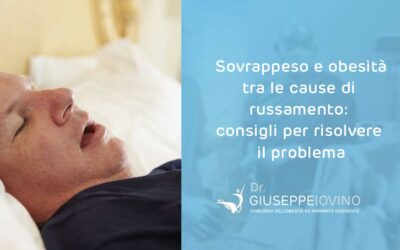 Sovrappeso e obesità tra le cause di russamento: consigli per risolvere il problema